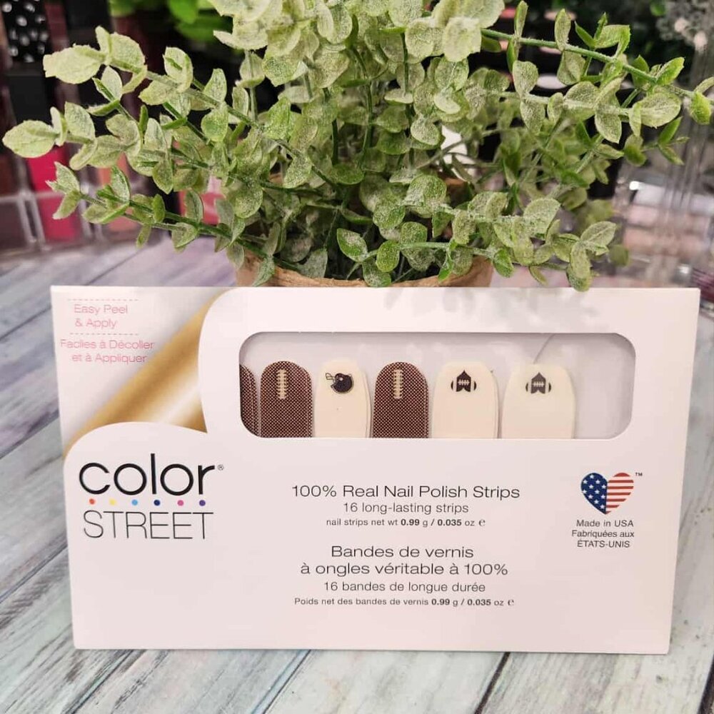 Color Street Football Press On Nail Designs